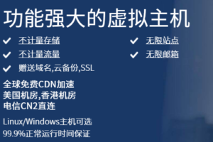 超低价虚拟主机：便宜的国外虚拟主机