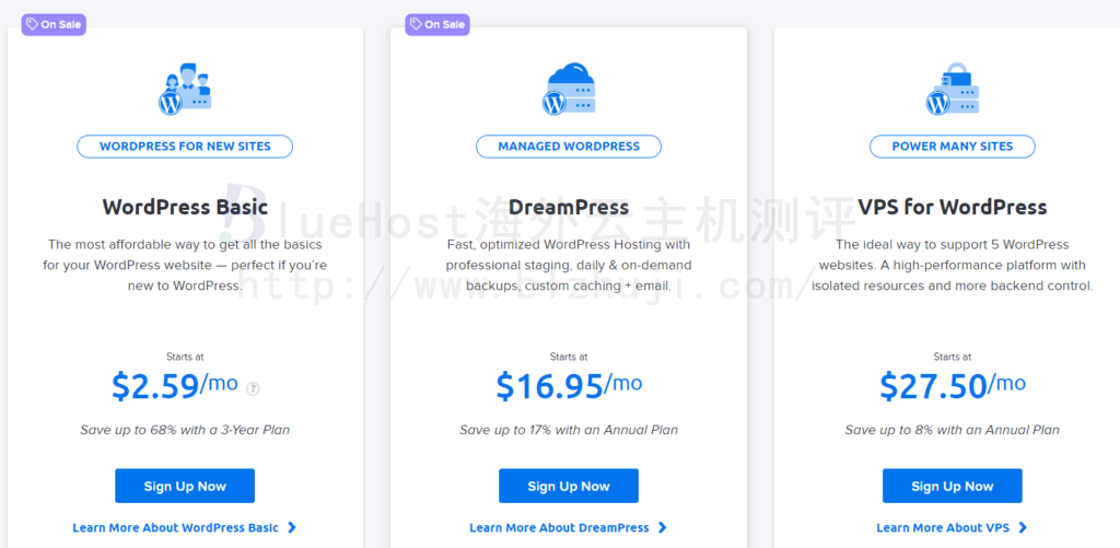 DreamHost WordPress主机