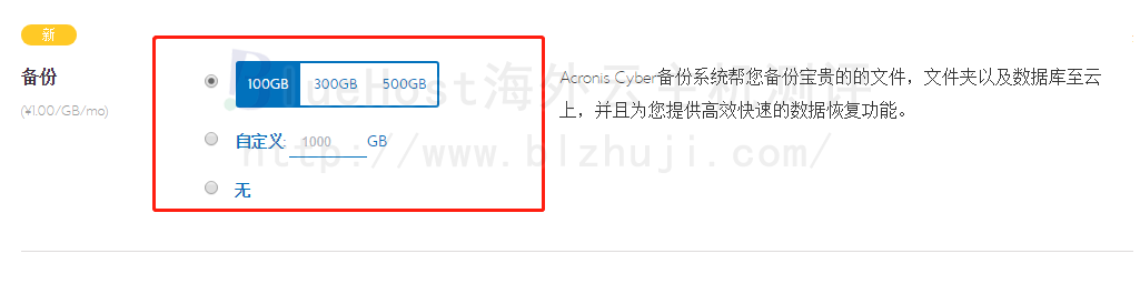 购买Acronis Cyber备份