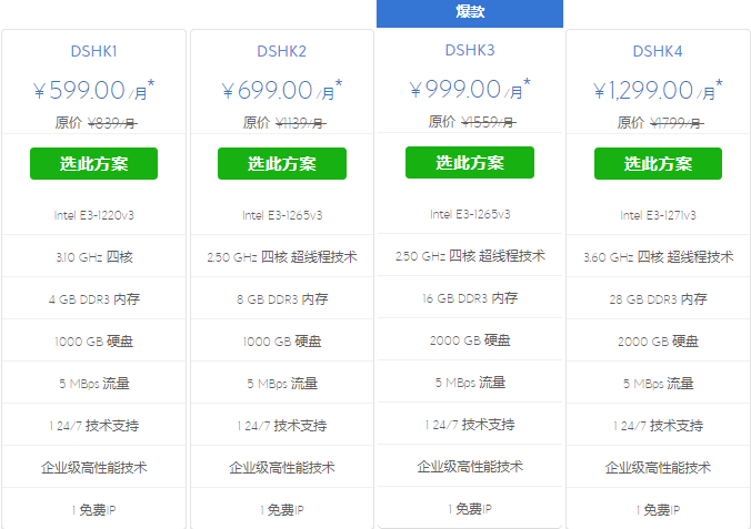 BlueHost香港服务器Windows系统