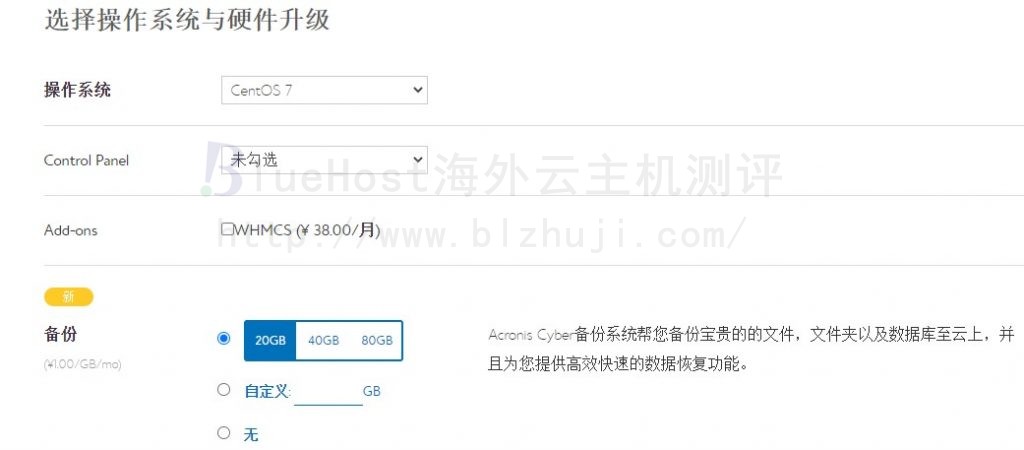 BlueHost美国云主机购买详细教程