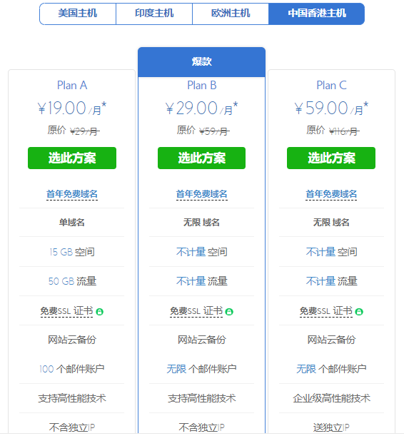 BlueHost主机