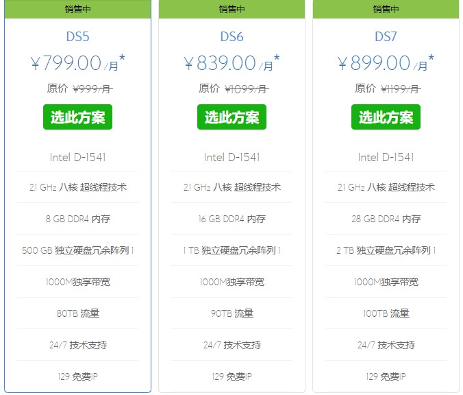 BlueHost美国站群服务器