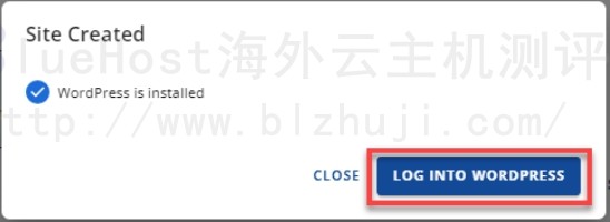 登录到WordPress