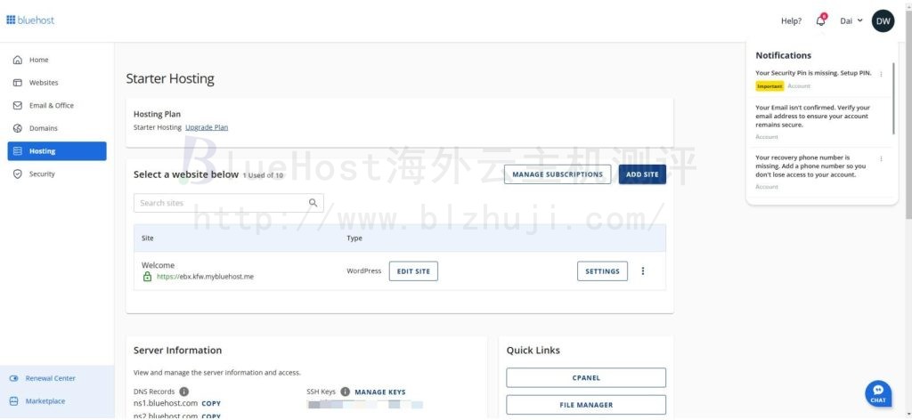 BlueHost购买注册教程