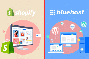 BlueHost和Shopify对比